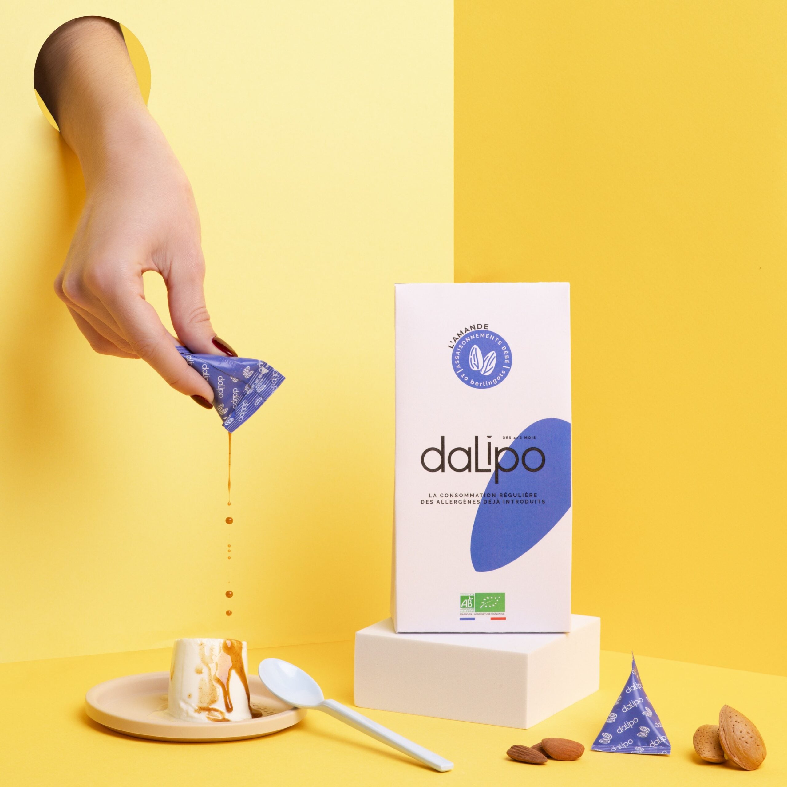Sachet consolidation 10 berlingots l'amande by Dalipo